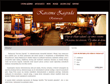 Tablet Screenshot of karczmazagroda.com